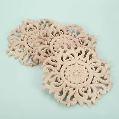 6 Size European Style Applique Woodcarving Furniture DIY Decorative Onlay Decal • $3.90