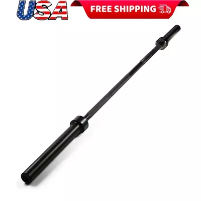 2-Inch Olympic Barbell Weight Bar 7ft 700-Pound Capacity Non-Slip Rust-Resistant • $78.86