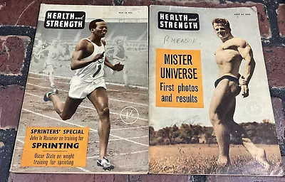 HEALTH And STRENGTH 1953 Male Physique Photos Vintage Men Lot  Mister Universe • £28.14