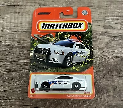 Matchbox Dodge Charger Pursuit Patrol Car 86/100 “NEW” Free Shipping • $9.94