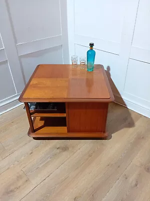 Retro Teak Nathan Coffee Table Vintage Sofa Table End Table Side Table Mid Chic • £185