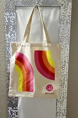 Gorjana Summer Canvas Tote Bag Eco Reusable Shopping  Bag 14 ×15  • $11.99