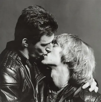 Robert Mapplethorpe - Larry And Bobby Kissing 1979 • $742.53