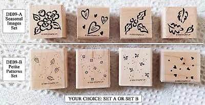 Vintage Stampin' Up Stamp Sets YOUR CHOICE: Seasonal Images Or Petite Patterns • $8.99