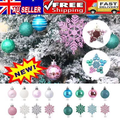 21/24x Christmas Tree Xmas Ball Baubles Hanging Party Ornament Wedding Decor VN • $23.96