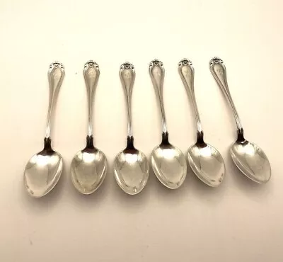 Vintage Dominick Haff  Sterling Silver Demitasse Spoons (6) Century Pattern • $59.99