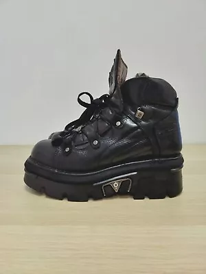 £149.99 • Buy New Rock Reactor M-756-62 Chunky Platform Black Rare Boots Shoes Uk 11 EU 45 