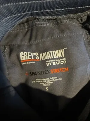 $12 • Buy Grey's Anatomy By Barco Spandex Stretch Cargo Jogger Style Women's Scrub Pants