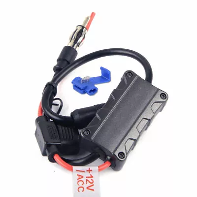 FM Signal Strengthen Reception AMP Amplifier Booster 12V Fit For Car Radio Ym • £14.65