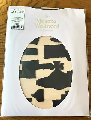 Vivienne Westwood Japan Pantyhose Stocking Tights Size M-L  Cut Out Orb Clear • $48.90