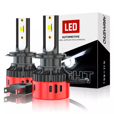 White H7 LED Headlight Motorcycle Bulbs For Honda CBR 1000RR 600RR F4i RC51 • $25.99