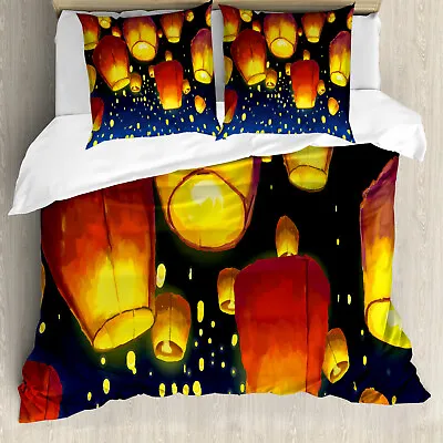 £37.99 • Buy Lantern Duvet Cover Floating Fanoos Chinese