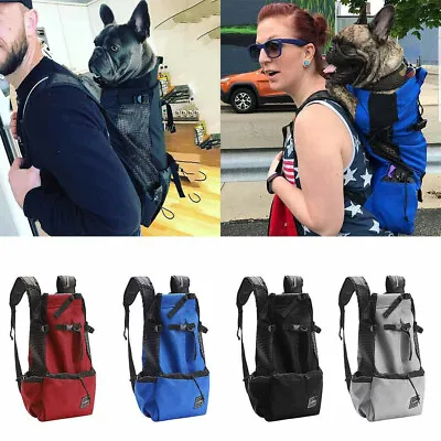 £27.29 • Buy Dog Carrier Large Backpack Puppy Travel Bike Cycling Hiking Carrier Bag Outdoor