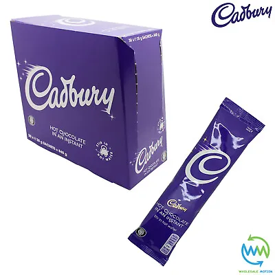 £16.99 • Buy CADBURY Instant HOT CHOCOLATE Sachets 28g Drink COCOA Powder INDIVIDUAL Single