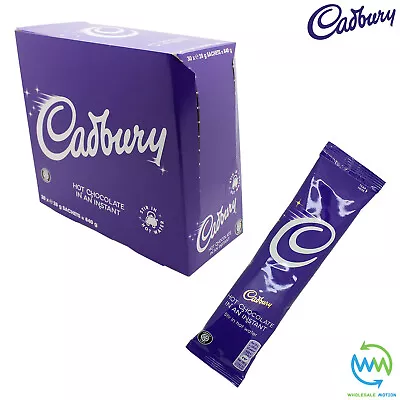 CADBURY Instant HOT CHOCOLATE Sachets 28g Drink COCOA Powder INDIVIDUAL Single • £13.49