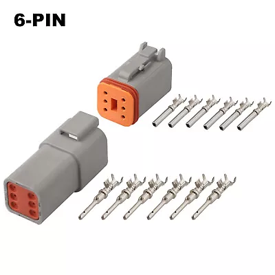 £6.75 • Buy 2/3/4/6/8/12Pin For Deutsch DT Series Automotive Multi Plug Waterproof Connector