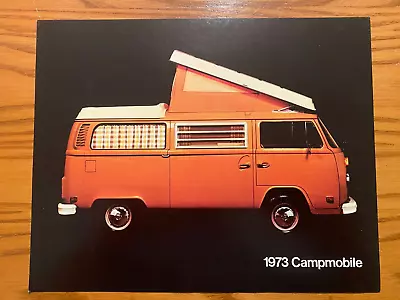 1973 VW Volkswagen Campmobile - Single Sheet - Specification Sheet - Printed USA • $14.99