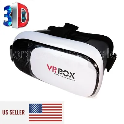 VR Box Virtual Reality 3D Glasses For Smartphone Headset NEW • $12.99