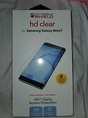 Zagg Invisible Shield HD Clear Samsung Note 7 • $8