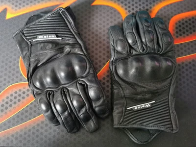 $36.65 • Buy Weise Vagos Leather Motorcycle Gloves Size M Gay Interest