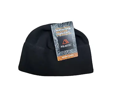 US Military Issue Black Polartec Micro Fleece Cold Weather Beanie  USGI NWT • $18