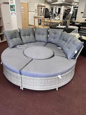 Saturn 8 Seater Rattan Garden Sofa Set  SAS • £319.99