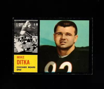 1962 Topps  # 17 Mike Ditka RC EX • $400