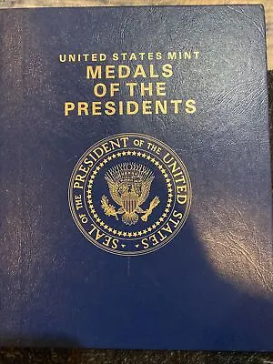 United States Mint Medals Of The Presidents Full Set In Album Wash-Obama⭐️ • $349.99