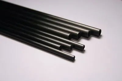 10x Short Lengths 5mm OD X 3mm ID X 200mm Pultruded Carbon Fibre Tubes (T5-200) • £9.75