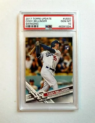 2017 Topps Update Cody Bellinger RC PSA 10 • £30