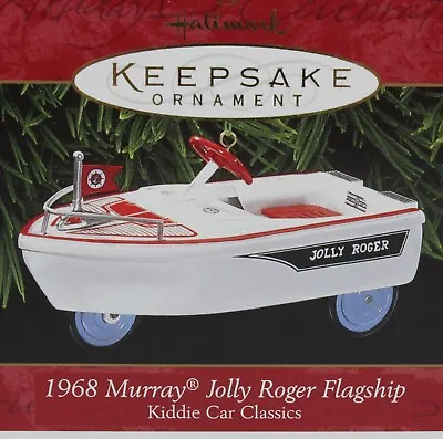 Hallmark Ornament Kiddie Car Classic Murray Jolly Roger Flagship 1999 Boat Pedal • $6.95