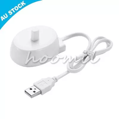 USB Plug Electric Toothbrush Charger Dock For Braun Oral B Charging Base White • $11.10