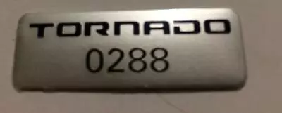 Genuine Ford BA BF Build Number Badge FPV F6 Tornado 0288 • $100