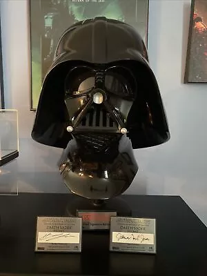 Master Replicas Star Wars Darth Vader Helmet ROTS Dual Signature Ed • $5000