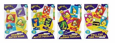 £4.50 • Buy Cbeebies Kids Educational Puzzle Games Memory Mix Match Time Jigsaw Activity 