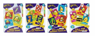£4.50 • Buy Cbeebies Kids Educational Puzzle Games Memory Mix Match Time Jigsaw Activity 