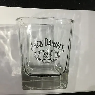 JACK DANIELS Logo Square Based Whiskey Tumbler Great Condition • £3.99