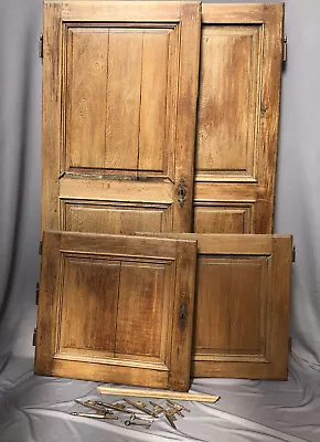 Reclaimed Antique Oak Large Cupboard Doors X4  • £70