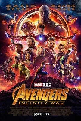 Avengers Infinity War Movie Poster 24  X 36  New! • $9.98