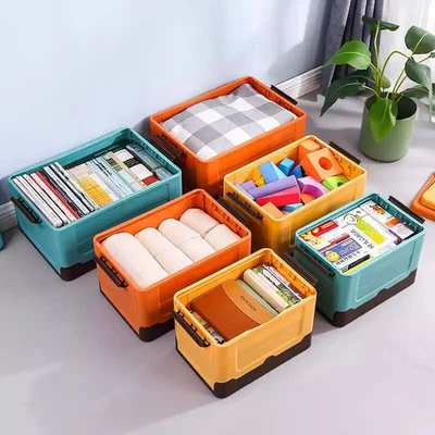 $35.70 • Buy Plastic Quality Durable Storage Coloured Boxes With Lids Home Stackable Office