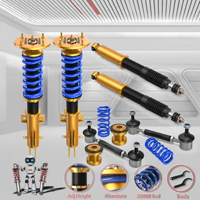 4X Full Coilovers Adj. Height Struts Absorber For 2005-14 Ford Mustang 2005 • $244.88