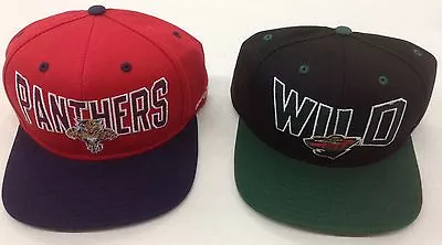 NHL Assorted Teams Reebok Logo Structured Snap Back Cap Hat Style# NF95Z NEW! • $23.99