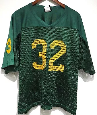 Vtg TRAVIS JERVEY Packers Mesh Practice JERSEY L/XL 90s Wilson Green Bay Footbal • $38