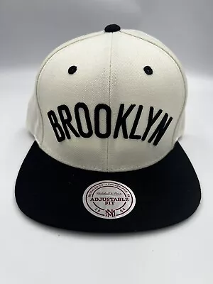 Mitchell And Ness Brooklyn Nets Snapback Hat Adjustable Cap • $10.25