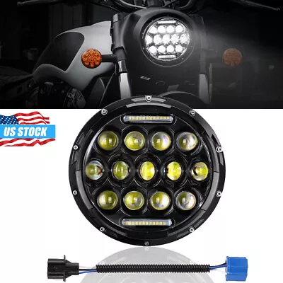 7 Inch LED Headlight Projector DRL For Suzuki Marauder VZ 800 1600 Savage LS 650 • $33.99