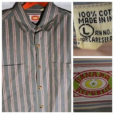 Vintage Banana Republic Mens Button Shirt L 70s Casual Long Sleeve Button Down • $27.43