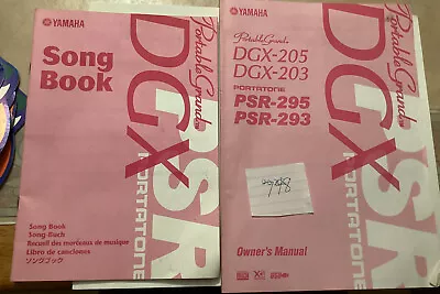 Yamaha Portable Grand Piano Manual & Yamaha Song Book • $42.46