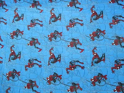 Marvel Spider-Man Twin Flat Sheet 2005 Jay Franco 92 X67  Fabric Crafts Sewing • $11.95