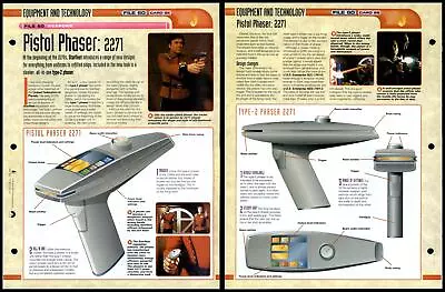 £1.49 • Buy Pistol Phaser: 2271 - Weapons - Star Trek Fact File Page
