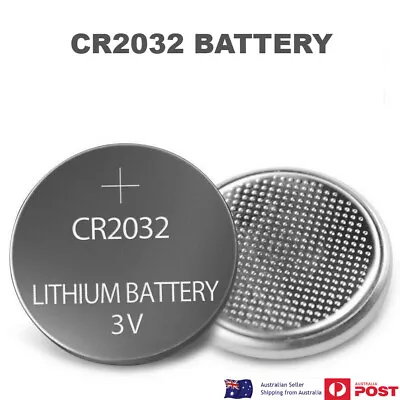 Cr2032 3v Lithium Cell Button Battery 2032 Car Key Toy Reomte • $2.79